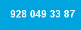 928 049 33 87